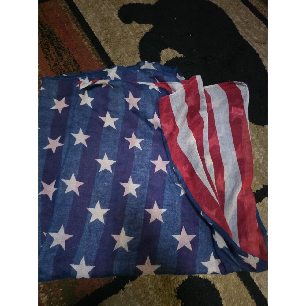 FLAG DESIGN SARONG, SCARF, COVER-UP, SHAWL NEW 36" BY 72" EXTRA LARGE SIZE